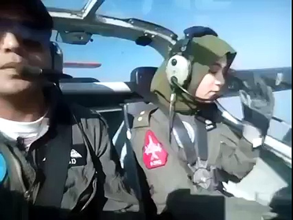 Shaheed Marium Mukhtiar flying her plane!