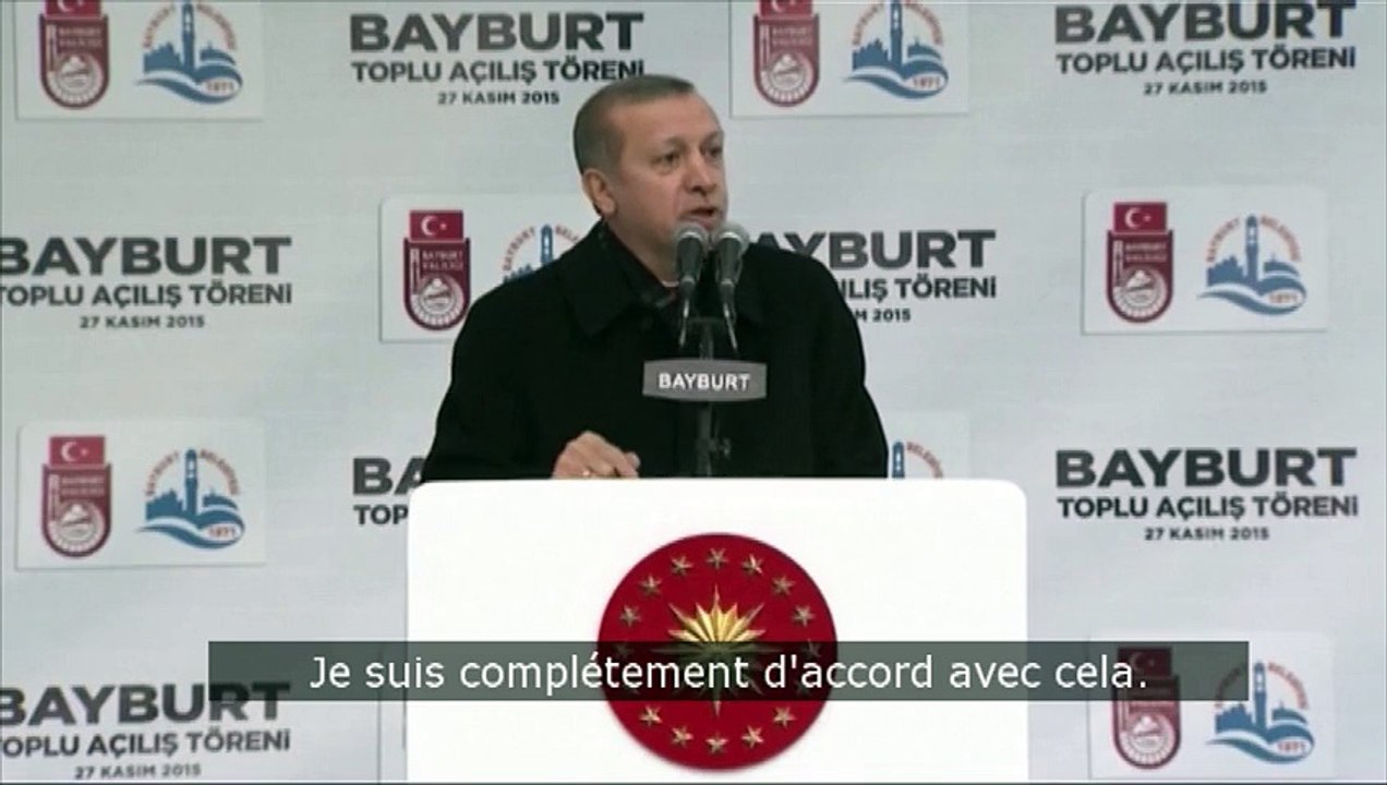 Selon Erdogan, "Poutine joue avec le feu"