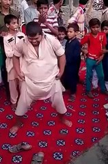 rocking dance by a disable child