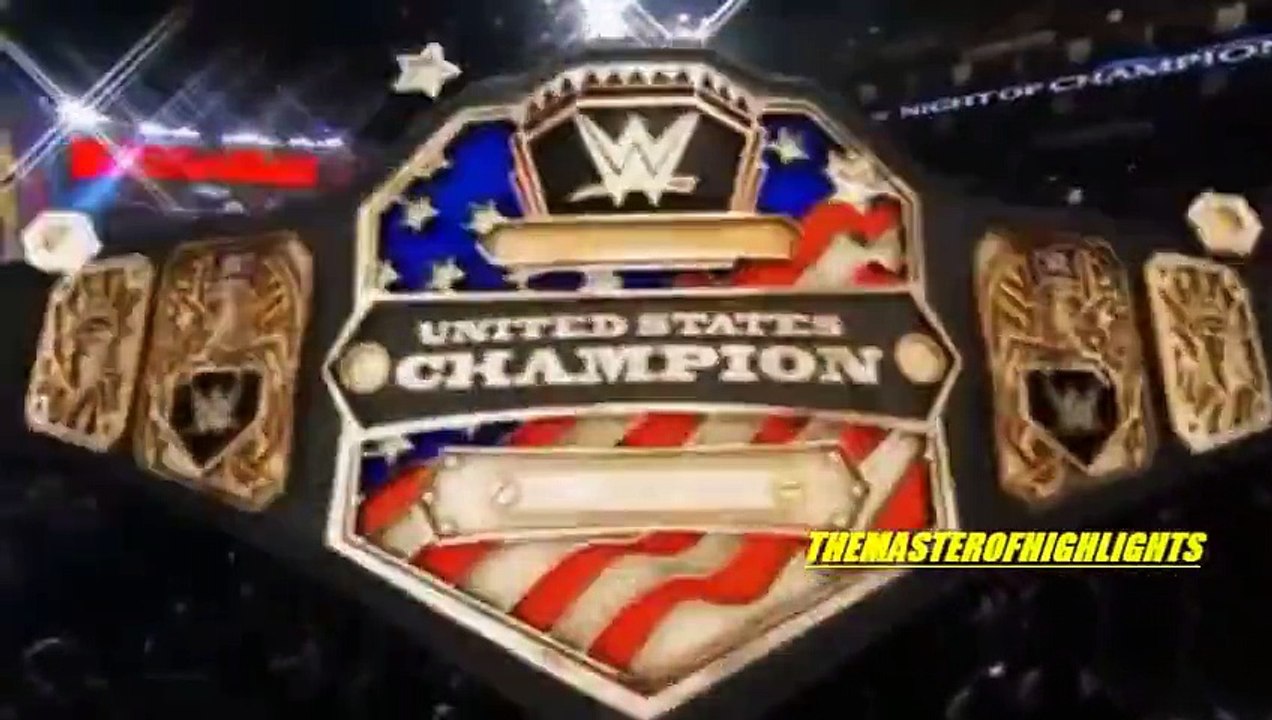 John Cena VS Seth Rollins Night Of Champions 2015 Highlights [HD]