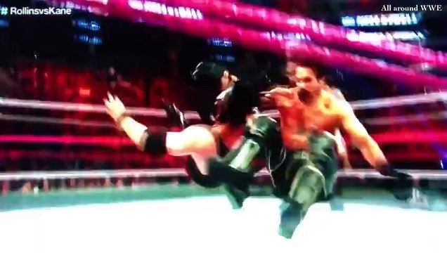 WWE Seth Rollins Vs Kane Hell In A Cell 2015 Highlights