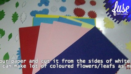 How to make paper flowers easily for art and craft projects (FuseHD)