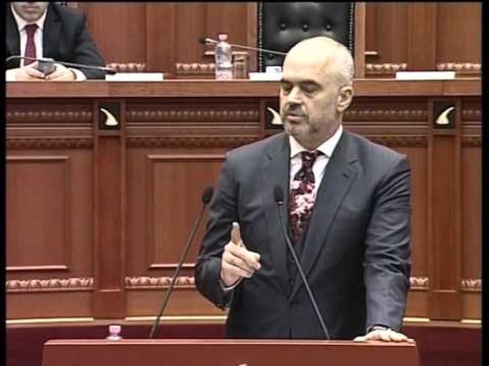 EDI RAMA REAGON NE PARLAMENT PER TRITOLIN PD PO USHTRON DHUNE VERBALE NDAJ TAHIRIT LAJ