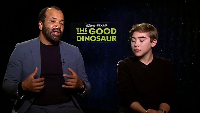 The Good Dinosaur Arlo & Poppa Interview - Raymond Ochoa & Jeffrey Wright