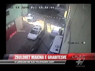 Zbulohet makina e grabitësve të bankës - News, Lajme - Vizion Plus