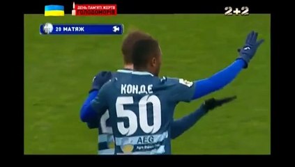 2-1 Ivan Matyazh Goal Ukraine  Vyscha Liga - 28.11.2015, Karpaty Lviv 2-1 Olimpik Donetsk