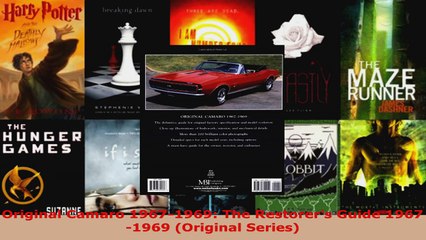 Read  Original Camaro 19671969 The Restorers Guide 19671969 Original Series EBooks Online