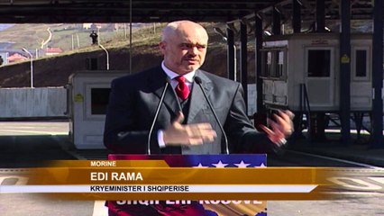 RAMA E MUSTAFA  INAGUROJNE ZYREN E PERBASHKET DOGANORE SHQIPERI – KOSOVE