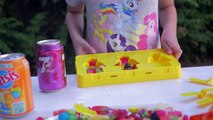 [TUTO] Glaces Lego Minifigures au soda et bonbons Haribo Studio Bubble Tea how to