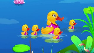 Five Little Ducks - Number Nursery Rhymes Karaoke Songs For Children