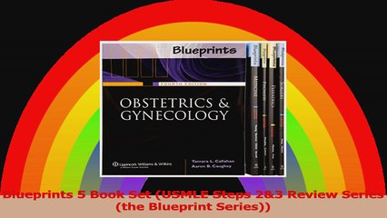 Blueprints 5 Book Set USMLE Steps 23 Review Series the Blueprint Series Read Online