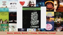 Read  Burn Witch Burn  Creep Shadow Creep Ebook Free
