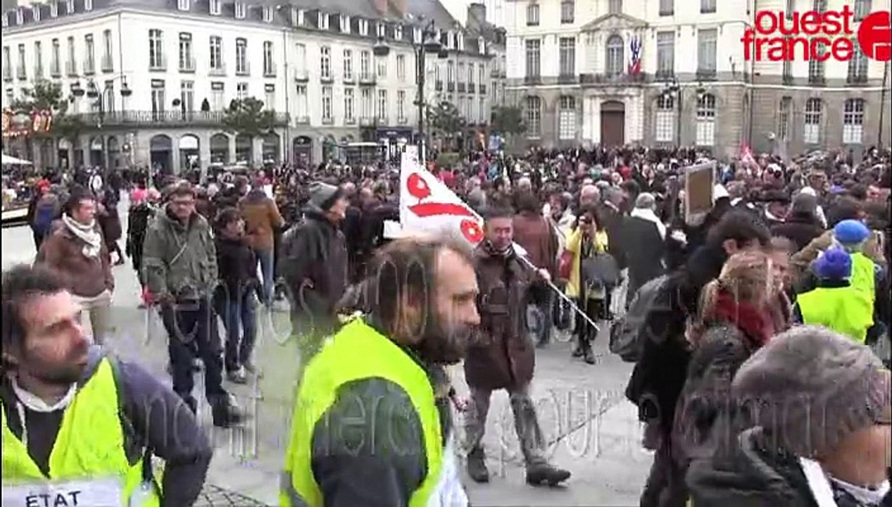 A Rennes, la manifestation interdite pour le cl...