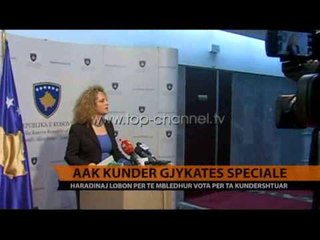 Gjykata Speciale, kritika në Prishtinë - Top Channel Albania - News - Lajme