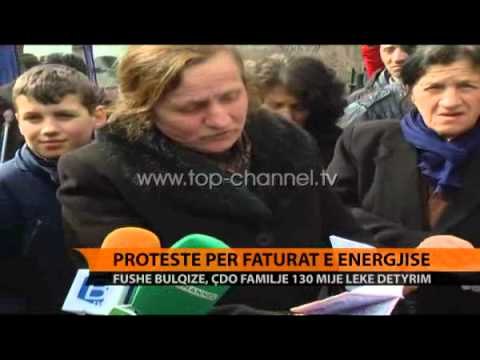 Protestë për faturat e energjisë - Top Channel Albania - News - Lajme