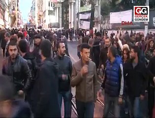Galatasaray Meydanı'nda 'Tahir Elçi' eylemine polis müdahalesi