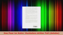 Read  Das Paar im Kahn Hunkelers dritter Fall detebe PDF Ebook