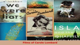 PDF Download  Films of Carole Lombard Read Full Ebook