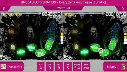 osu! French Duel: Thunderfire vs. Milady (commenté par jyvii et Saizu) (AUTO-RECORD) (2015-11-28 17:05:13 - 2015-11-28 18:53:04)