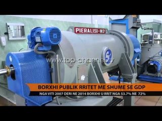 Borxhi publik rritet më shumë se GDP - Top Channel Albania - News - Lajme