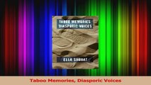 PDF Download  Taboo Memories Diasporic Voices Download Online