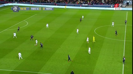 Edinson Cavani 1:0 | Paris Saint Germain - Troyes 28.11.2015 HD