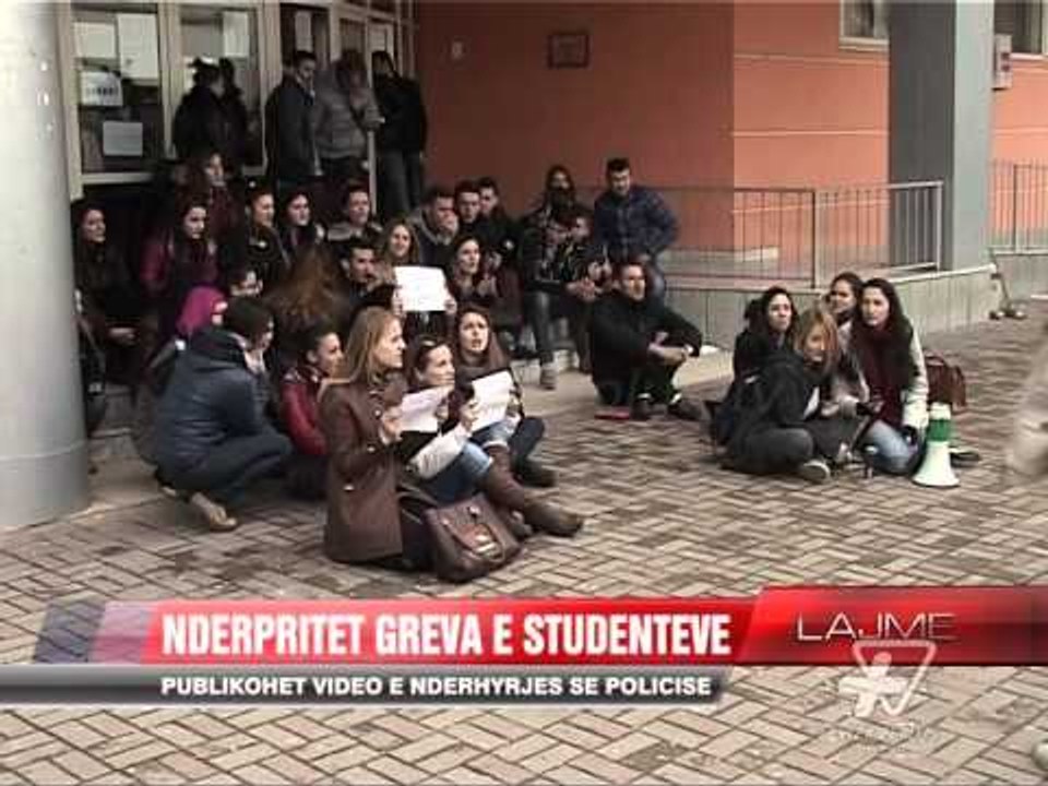 Greva e studentëve, publikohet video e ndërhyrjes së policisë - News, Lajme - Vizion Plus