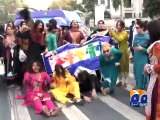 Lahore Transgender protest outside Punjab assembly