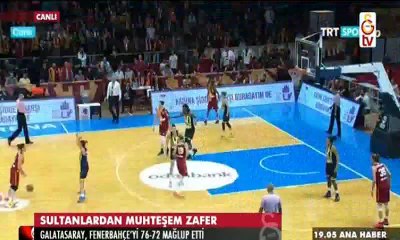 Galatasaray Fenerbahçe'yi 76-72 mağlup etti. GS TV Haberi (28 Kasım)