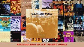 PDF Download  Introduction to US Health Policy PDF Full Ebook