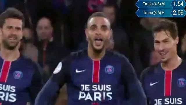 3-0 Layvin Kurzawa Fantastic Long Range Goal - Paris Saint Germain v. Troyes 28.