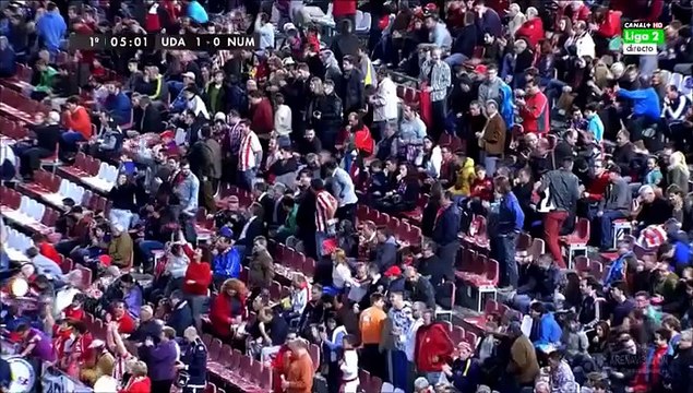 1-0 Quique González Goal Spain Segunda Division - 28.11.2015, UD Almería 1-0 CD Numancia