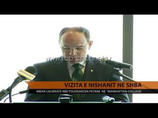 Vizita e Nishanit në SHBA - Top Channel Albania - News - Lajme