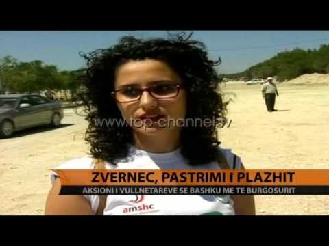 Zvërnec, pastrimi i plazhit - Top Channel Albania - News - Lajme