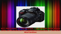 HOT SALE  Nikon D5500 WiFi Digital SLR Camera  18140mm VR AFS Black  55300mm VR Lens  64GB