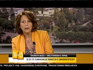 7pa5 - Si do te funksionoje renditja e universiteteve - 11 Maj 2015 - Show - Vizion Plus