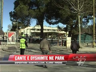 Çantë e dyshimte në parkun “Rinia” - News, Lajme - Vizion Plus