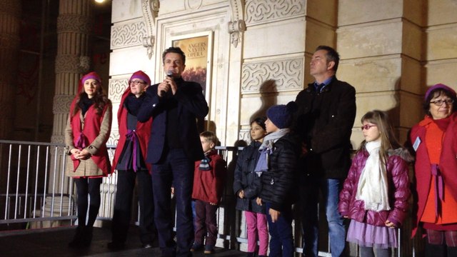 Lancement des illuminations de Noël