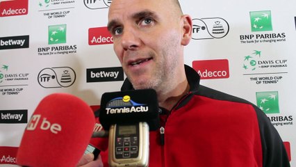 Coupe Davis 2015 - Johan Van Herck : "Tout est en place pour ce miracle de la Belgique"