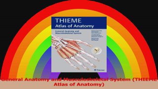 General Anatomy and Musculoskeletal System THIEME Atlas of Anatomy PDF
