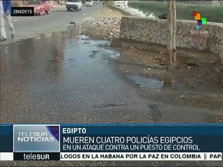 Egipto: mueren cuatro policías en ataque contra puesto de control