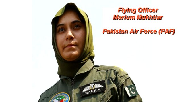 Flying Officer Marium Mukhtiar Shaheed