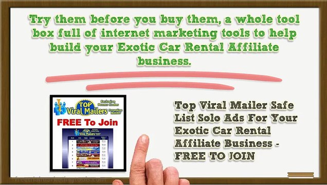 Free Trial Marketing Lead Tools For Exotic Car Rental Affiliate Business