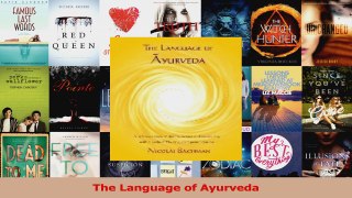 PDF Download  The Language of Ayurveda PDF Full Ebook