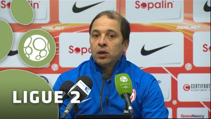 Conférence de presse AS Nancy Lorraine - Havre AC (3-1) : Pablo  CORREA (ASNL) - Bob BRADLEY (HAC) - 2015/2016