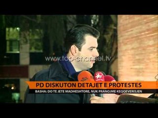 PD diskuton detajet e protestës - Top Channel Albania - News - Lajme