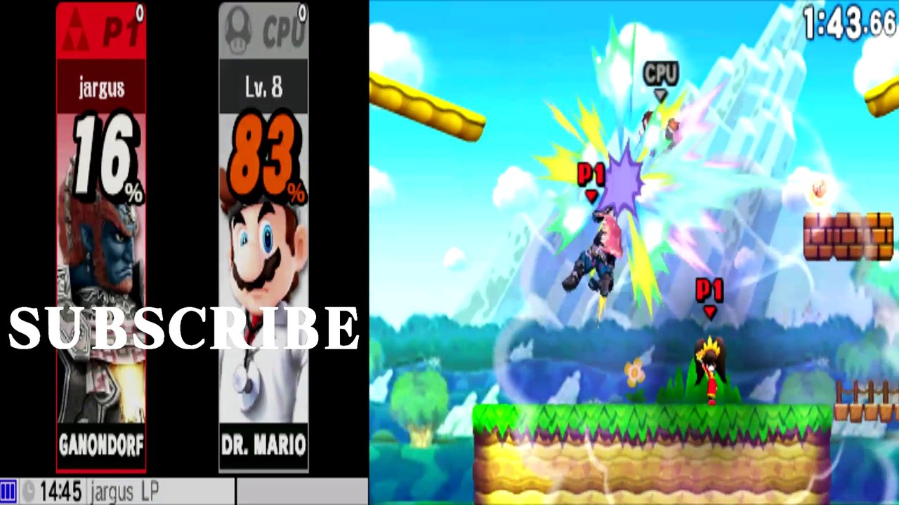 Ganondorf VS Dr Mario - Super Smash Bros 4