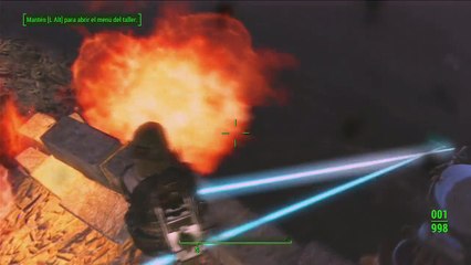 Fallout 4, gameplay Español parte 42, El insituto ataca el fuerte de los Minuteman