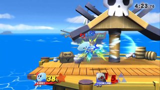 Kirby VS Toon Link 2 - Super Smash Bros 4