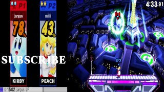 Peach VS Kirby - Super Smash Bros 4